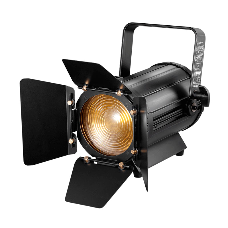 Silver Star LED Fresnel with Barn Doors