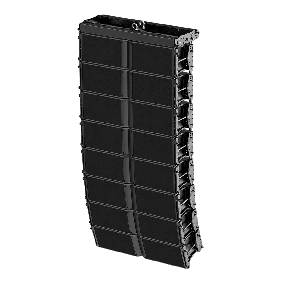 L-Acoustics K2 loudspeaker array; illustrative configuration