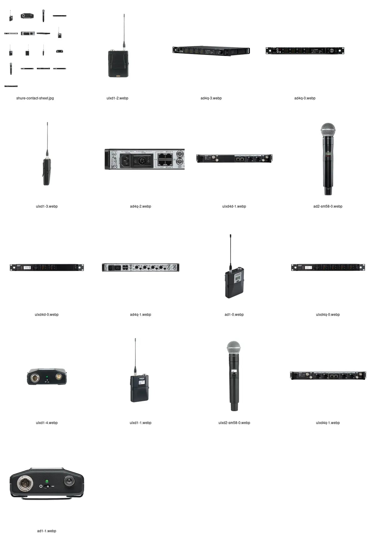 Shure ulxd1 angle